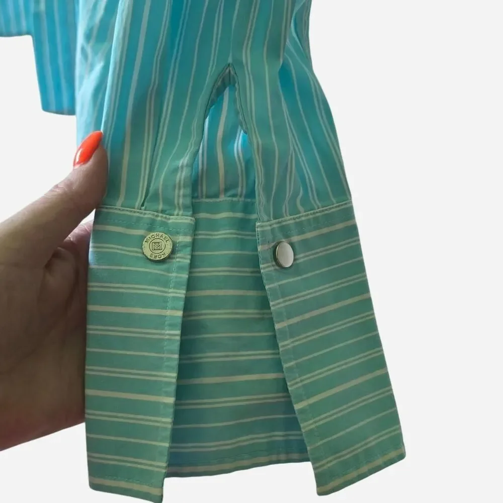 Michael Kors Women's Blue Striped Blouse
